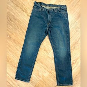 Levi Strauss & Co original riveted jeans 38x32 medium blue wash